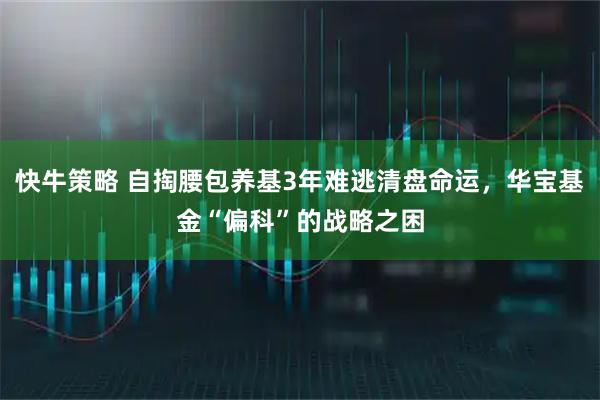 快牛策略 自掏腰包养基3年难逃清盘命运，华宝基金“偏科”的战略之困